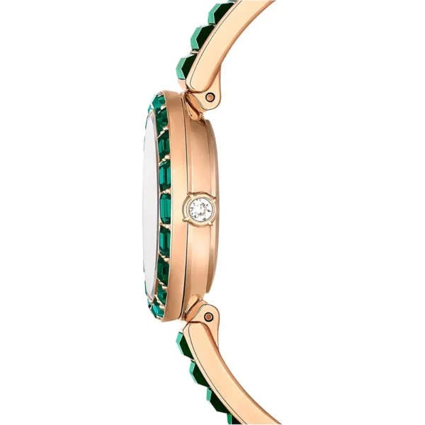SWAROVSKI RELOJ MATRIX BANGLE PARA MUJER | GREEN CRYSTAL