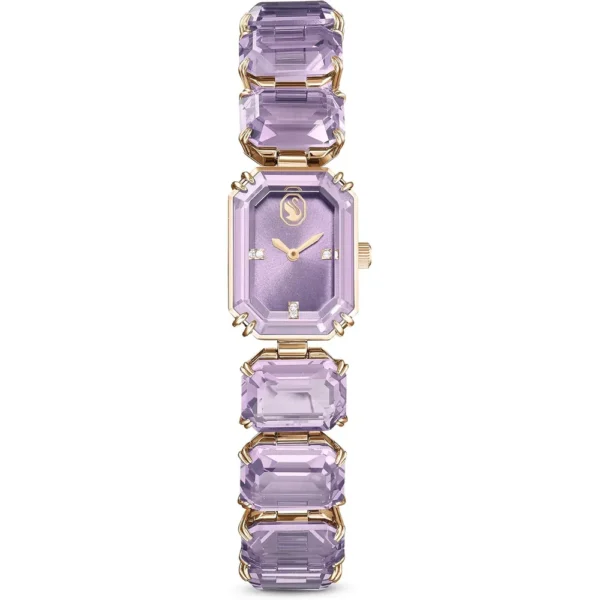 SWAROVSKI RELOJ OCTAGON PARA MUJER | CHAMPAGNE GOLD-TONE