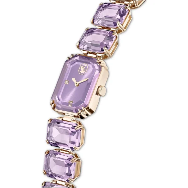 SWAROVSKI RELOJ OCTAGON PARA MUJER | CHAMPAGNE GOLD-TONE