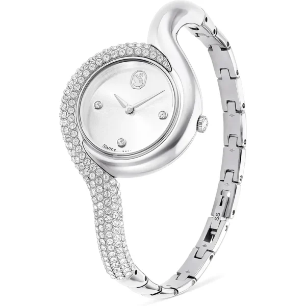 SWAROVSKI RELOJ DEXTERA ASYMMETRIC PARA MUJER | SILVER TONE