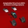MOUSE INALÁMBRICO HYPERX PULSEFIRE SAGA PRO MODULAR 4K | NEGRO