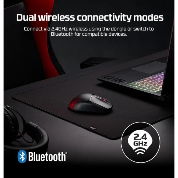 MOUSE ALÁMBRICO HYPERX PULSEFIRE FUSE RGB | NEGRO