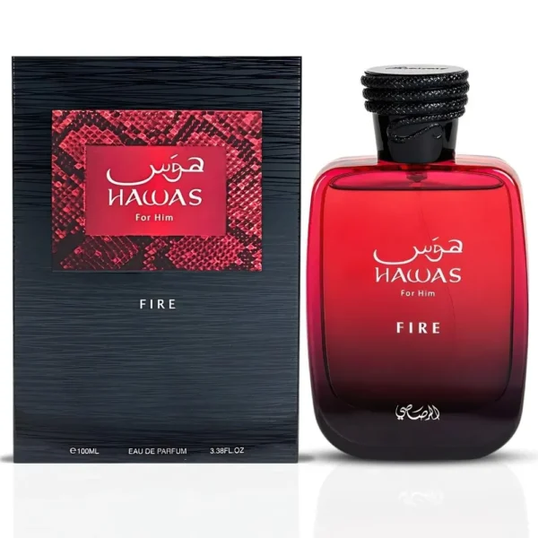 PERFUME RASASI HAWAS FIRE EDP HOMBRE 3.4 OZ / 100 ML