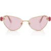 SWAROVSKI LENTES DE SOL MARIPOSA SK7003 57 MM MUJER | GOLD/PINK TRANSITION