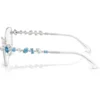 SWAROVSKI MONTURA SK1024 53 MM MUJER | SILVER/DEMO LENS