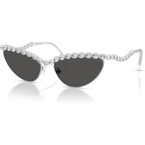 SWAROVSKI LENTES DE SOL SK7030 59 MM MUJER | SILVER/DARK GREY