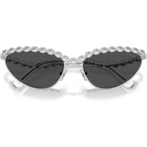 SWAROVSKI LENTES DE SOL SK7030 59 MM MUJER | SILVER/DARK GREY