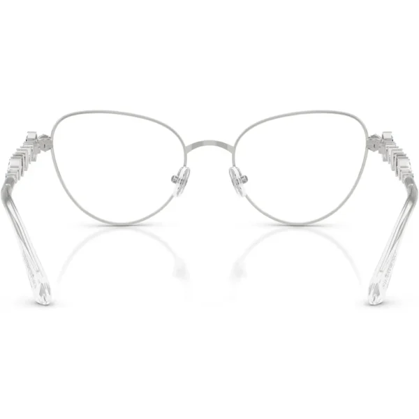 SWAROVSKI MONTURA SK1024 51 MM MUJER | SILVER/DEMO LENS