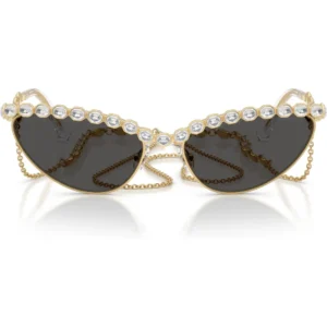 SWAROVSKI LENTES DE SOL SK7030 59 MM MUJER | GOLD/DARK GREY