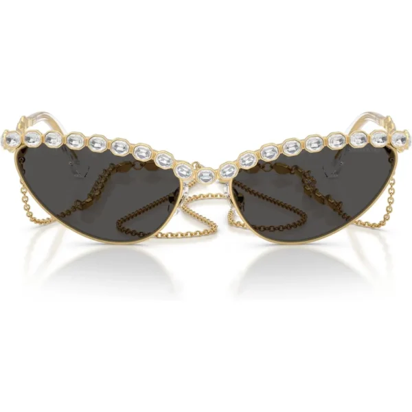 SWAROVSKI LENTES DE SOL SK7030 59 MM MUJER | GOLD/DARK GREY