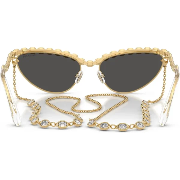 SWAROVSKI LENTES DE SOL SK7030 59 MM MUJER | GOLD/DARK GREY