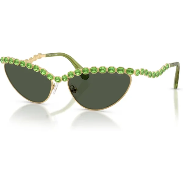b0dtrylhd8_1_webp.webp SWAROVSKI LENTES DE SOL SK7030 59 MM MUJER | GOLD/LIGHT GREEN