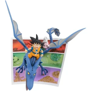 FIGURA SON GOKU Y KAIO-SAMA MINI DRAGON BALL DAIMA TAMASHII NATIONS