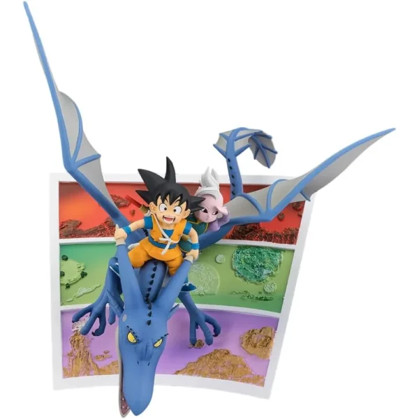 FIGURA SON GOKU Y KAIO-SAMA MINI DRAGON BALL DAIMA TAMASHII NATIONS