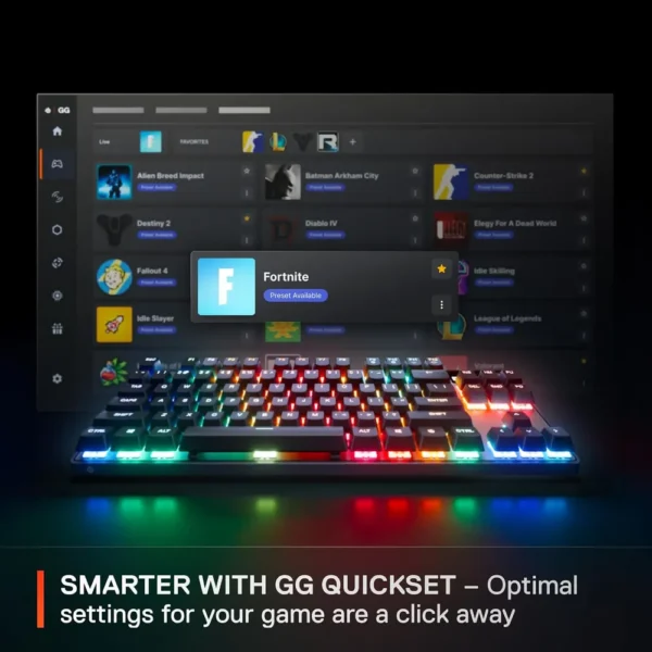 (REACONDICIONADO) TECLADO INALÁMBRICO MECÁNICO  APEX PRO TKL GEN 3 STEELSERIES | RGB