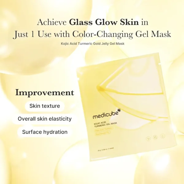 SET MEDICUBE PINK & GOLD JELLY MASK 8PZS
