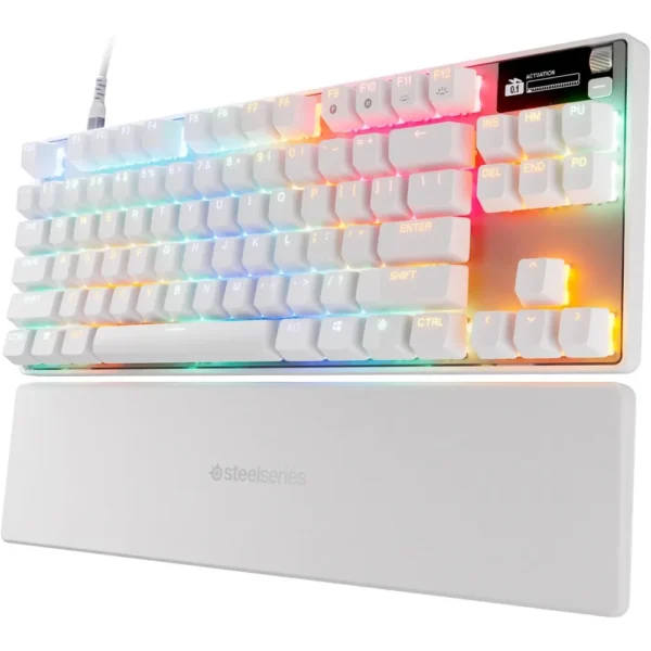 TECLADO ALÁMBRICO MECÁNICO APEX PRO TKL GEN 3 STEELSERIES | BLANCO