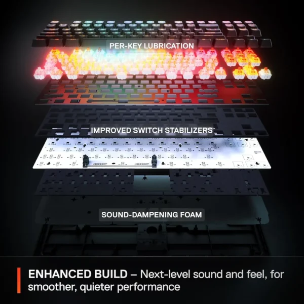 TECLADO ALÁMBRICO MECÁNICO APEX PRO TKL GEN 3 STEELSERIES | BLANCO
