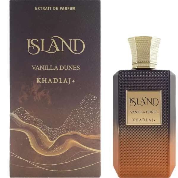PERFUME KHADLAJ ISLAND VANILLA DUNES EXTRAIT DE PARFUM UNISEX 3.4 OZ / 100 ML