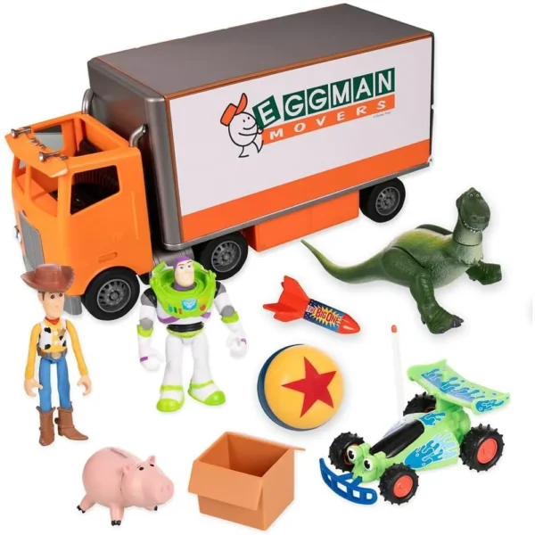 SET CAMION DE MUDANZAS EGGMAN TOY STORY DISNEY STORE