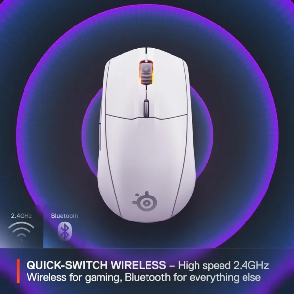 MOUSE INALÁMBRICO RIVAL 3 GEN 2 STEELSERIES | BLANCO