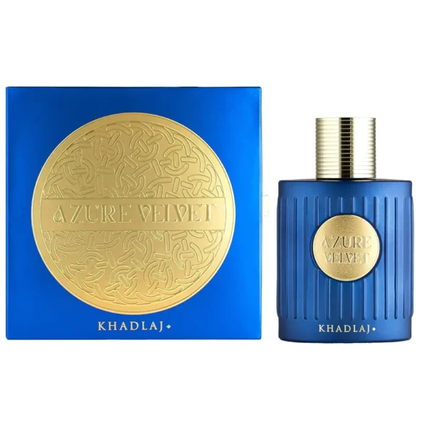 PERFUME KHADLAJ AZURE VELVET EXTRAIT DE PARFUM UNISEX 3.4 OZ / 100 ML