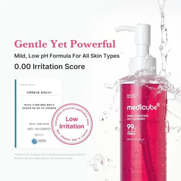 LIMPIADOR FACIAL EN GEL A ESPUMA MEDICUBE PDRN 6.76 OZ / 200 ML