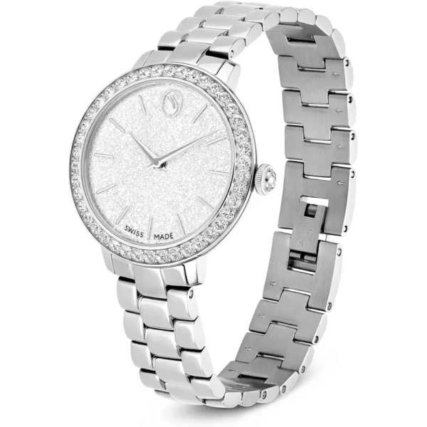 SWAROVSKI RELOJ MATRIX 3-LINK PARA MUJER | SILVE TONE
