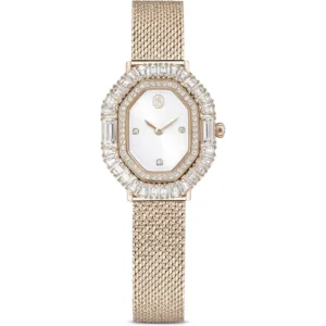 SWAROVSKI RELOJ MATRIX OCTAGON PARA MUJER | CLEAR CRYSTAL, GOLD-TONE FINISH