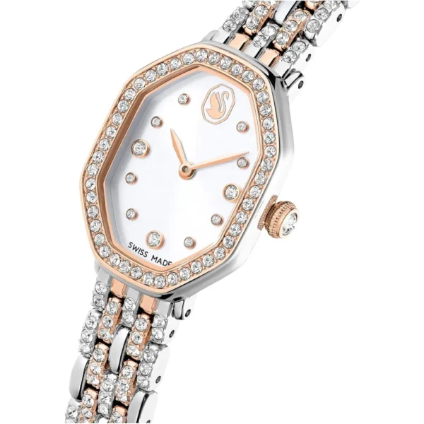 SWAROVSKI RELOJ DEXTERA OCTAGON PARA MUJER | ROSE GOLD TONE