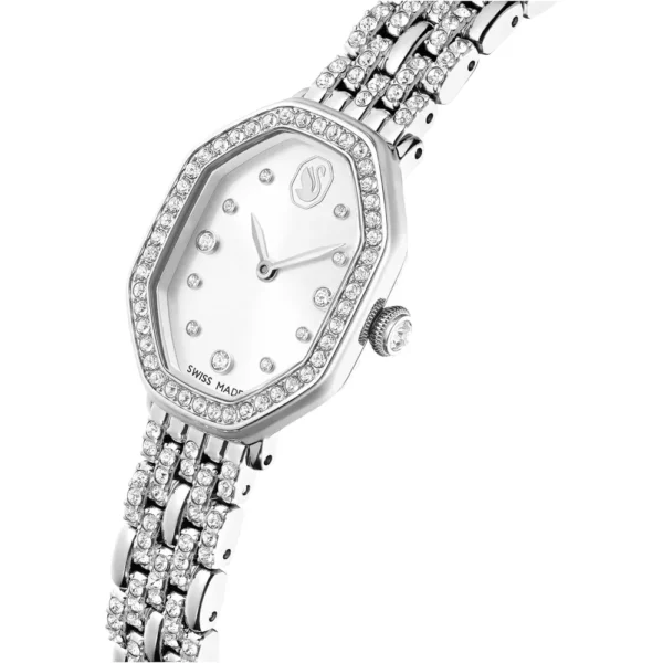 SWAROVSKI RELOJ DEXTERA OCTAGON PARA MUJER | SILVER TONE