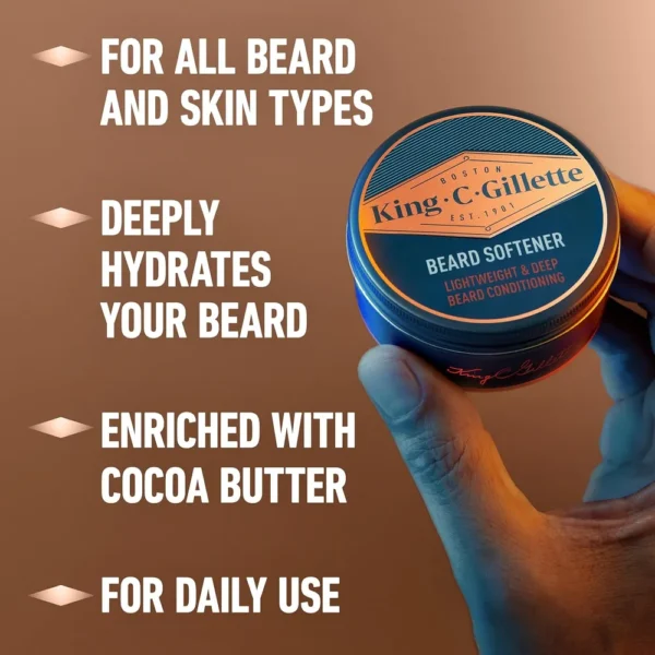 PACK X12 BALSAMO PARA BARBA KING C. GILLETTE SOFT