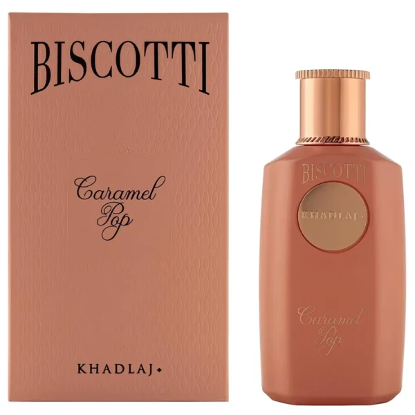 PERFUME KHADLAJ BISCOTTI CARAMEL POP EDP UNISEX 3.4 OZ / 100 ML