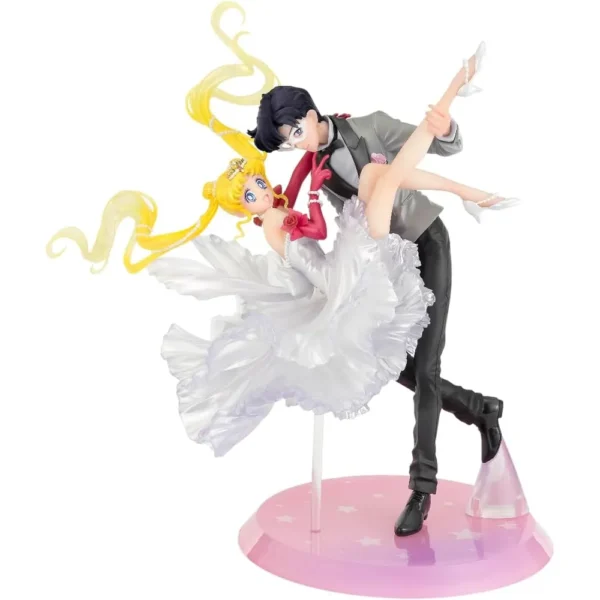 FIGURA USAGI Y TUXEDO MASK SAILOR MOON TAMASHII NATIONS