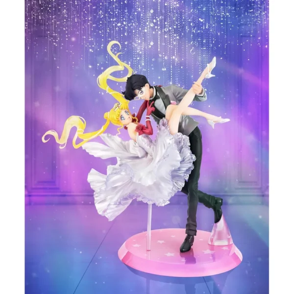 FIGURA USAGI Y TUXEDO MASK SAILOR MOON TAMASHII NATIONS