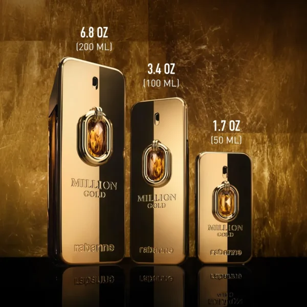 PERFUME RABANNE MILLION GOLD ELIXIR PARFUM HOMBRE 1.7 OZ / 50 ML