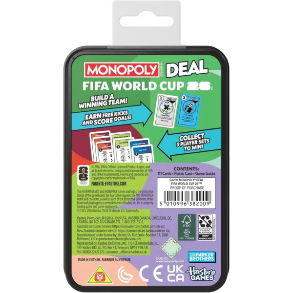 MONOPOLY DEAL FIFA WORLD CUP 2026