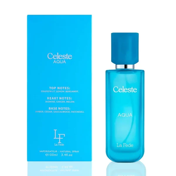PERFUME KHADLAJ LA FEDE CELESTE AQUA EDP UNISEX 3.4 OZ / 100 ML