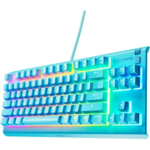 TECLADO ALÁMBRICO APEX 3 TKL STEELSERIES | AQUA