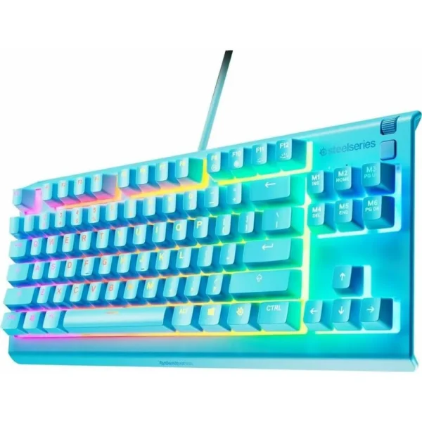TECLADO ALÁMBRICO APEX 3 TKL STEELSERIES | AQUA