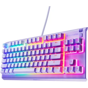 TECLADO ALÁMBRICO APEX 3 TKL STEELSERIES | LAVANDA