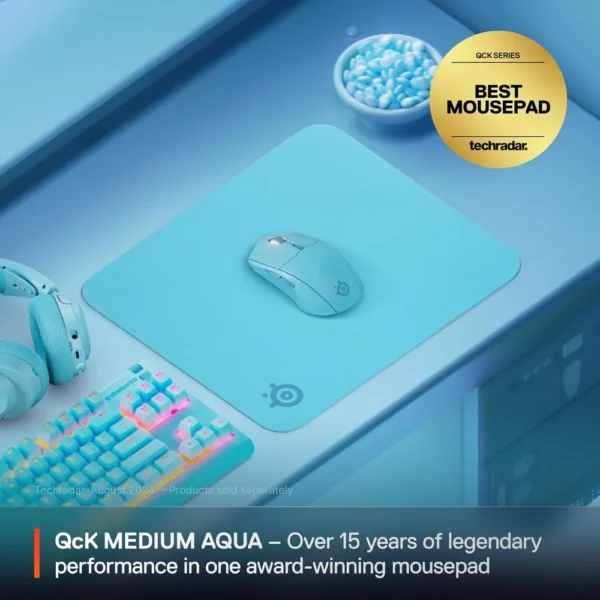 MOUSEPAD QCK MEDIUM CLASSIC STEELSERIES | AQUA