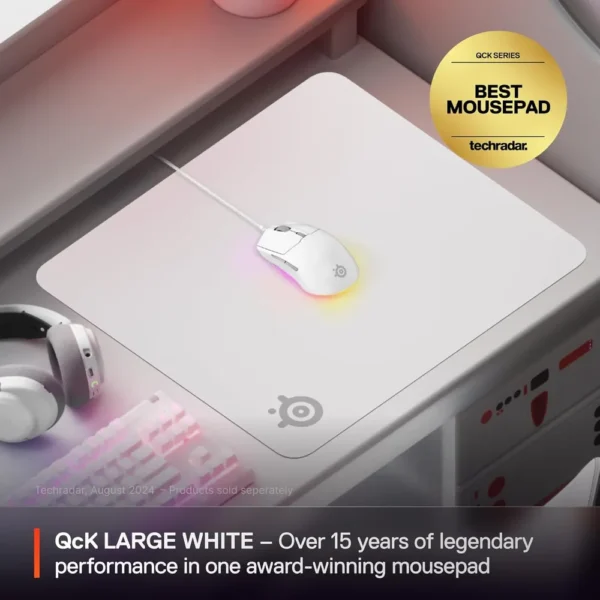 MOUSEPAD QCK LARGE CLASSIC STEELSERIES | BLANCO