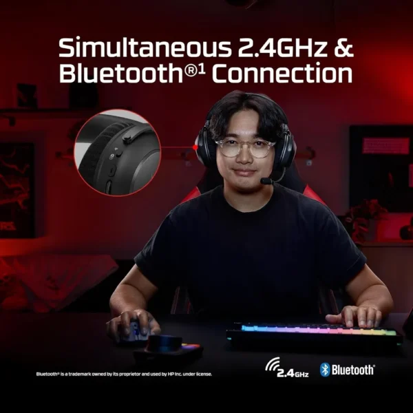 AUDÍFONOS INALÁMBRICOS HYPERX CLOUD ALPHA 2 | NEGRO