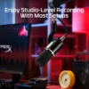 MICRÓFONO HYPERX FLIPCAST USB/XLR | NEGRO