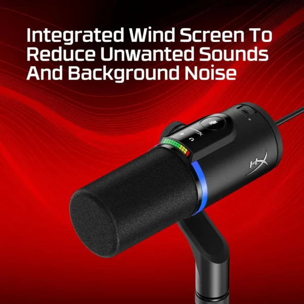MICRÓFONO HYPERX FLIPCAST USB/XLR | NEGRO