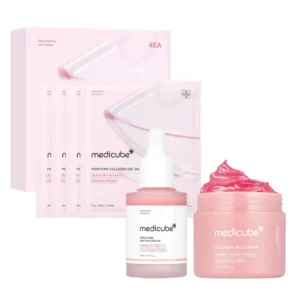 SET TRÍO MEDICUBE PINK GLASS GLOW SKIN