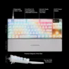 (REACONDICIONADO) TECLADO ALÁMBRICO MECÁNICO APEX PRO TKL GEN 3 STEELSERIES | BLANCO