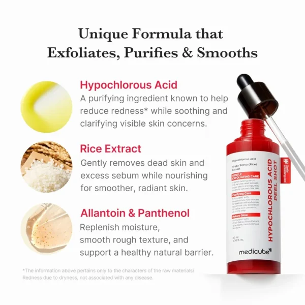 SERUM EXFOLIANTE MEDICUBE ACIDO HIPOCLOROSO 2.70 OZ / 80 ML