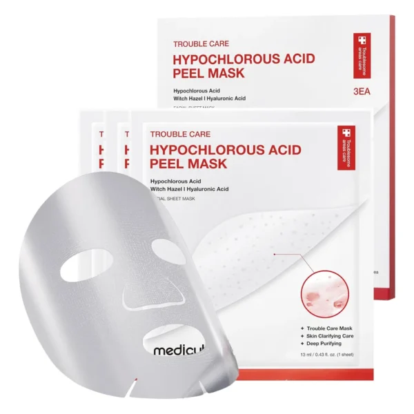 MASCARILLA EXFOLIANTE MEDICUBE ACIDO HIPOCLOROSO 1.32 OZ / 39 ML